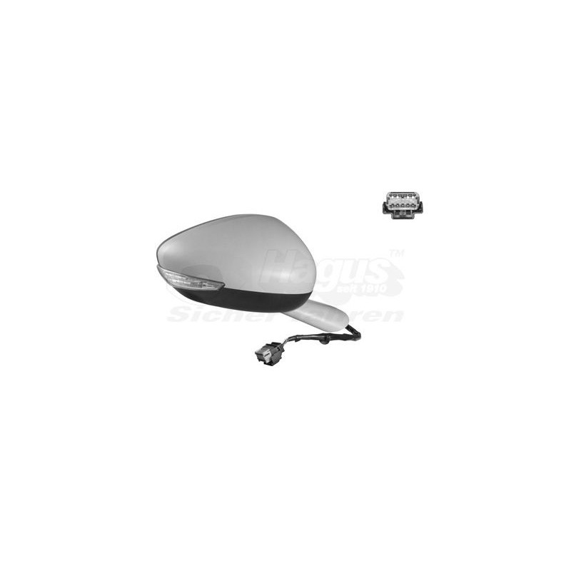 Rétroviseur éléctrique complet droit
