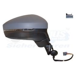 Rétroviseur éléctrique complet droit