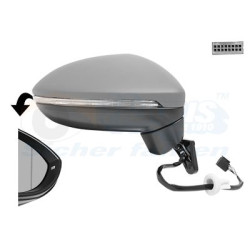 Rétroviseur éléctrique complet droit