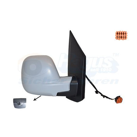 Rétroviseur éléctrique complet droit