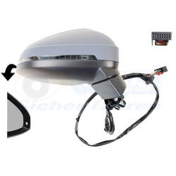 Rétroviseur éléctrique complet droit