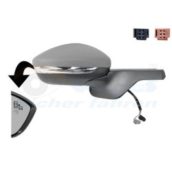 Rétroviseur éléctrique complet droit