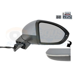 Rétroviseur éléctrique complet droit