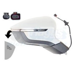 Rétroviseur éléctrique complet droit