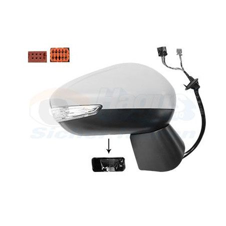 Rétroviseur éléctrique complet droit
