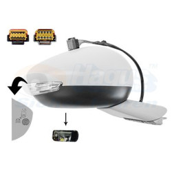 Rétroviseur éléctrique complet droit