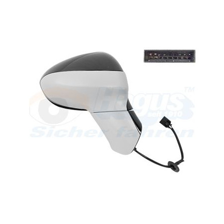 Rétroviseur éléctrique complet droit