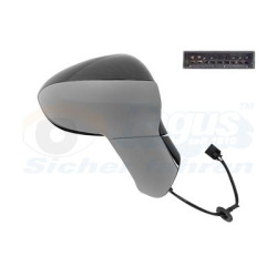 Rétroviseur éléctrique complet droit noir mat - primer