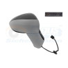 Rétroviseur éléctrique complet droit noir mat - primer