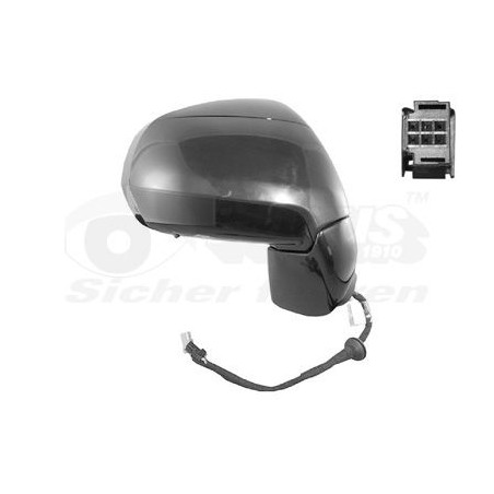 Rétroviseur éléctrique complet droit