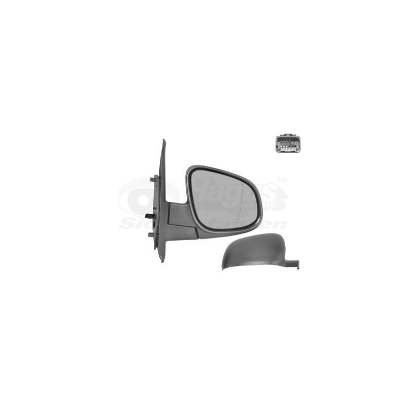 Rétroviseur éléctrique complet droit