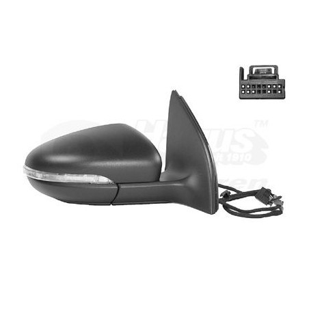 Rétroviseur éléctrique complet droit