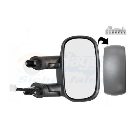 Rétroviseur éléctrique complet droit