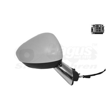 Rétroviseur éléctrique complet droit