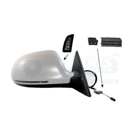 Rétroviseur éléctrique complet droit