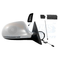 Rétroviseur éléctrique complet droit