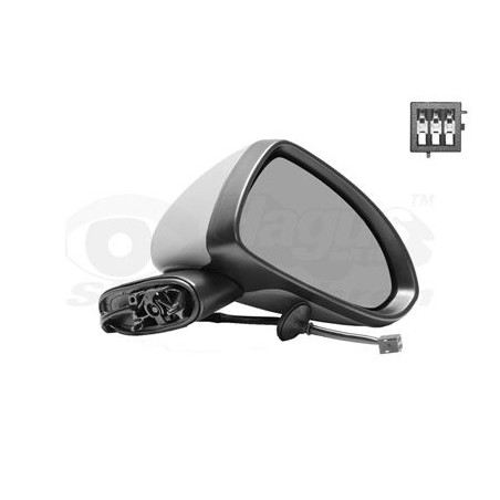 Rétroviseur éléctrique complet droit