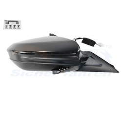 Rétroviseur éléctrique complet droit