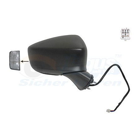 Rétroviseur éléctrique complet droit