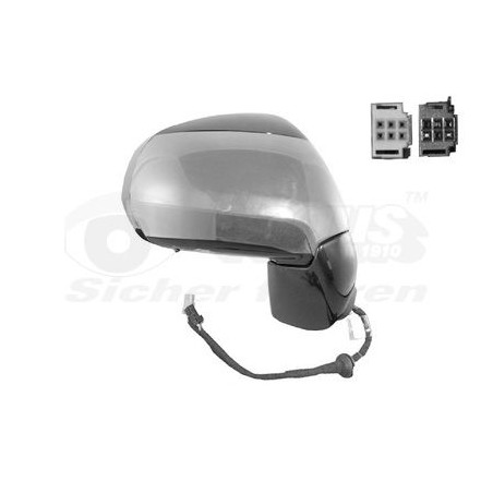 Rétroviseur éléctrique complet droit