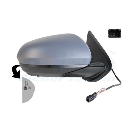 Rétroviseur éléctrique complet droit