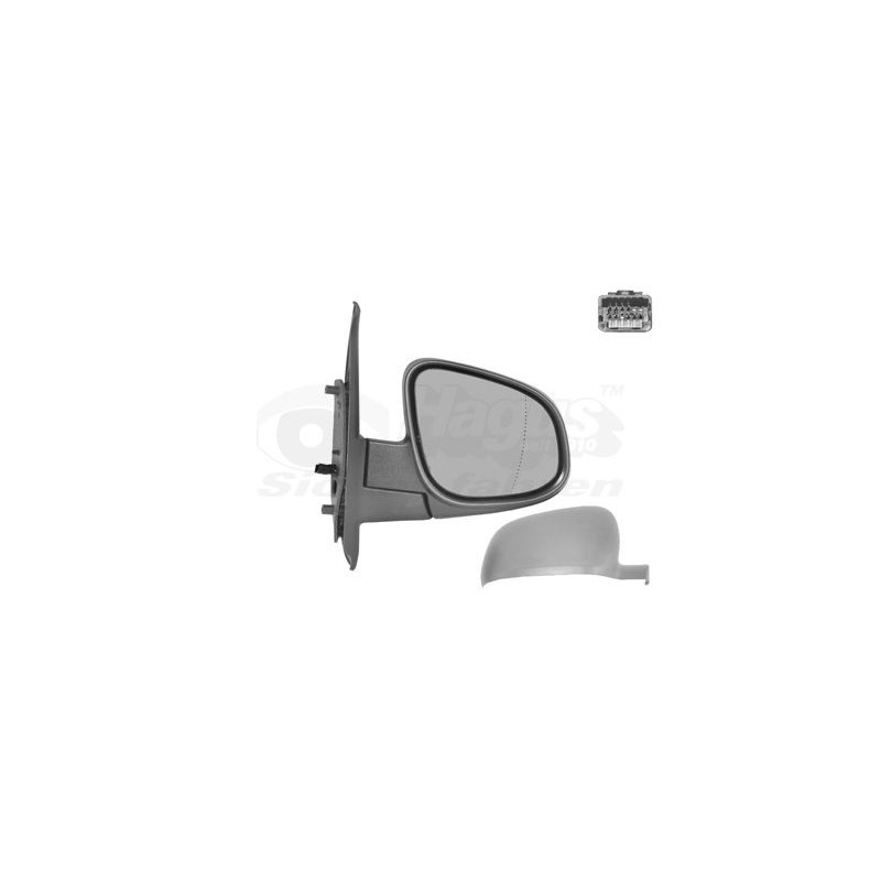 Rétroviseur éléctrique complet droit