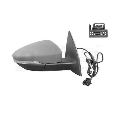 Rétroviseur éléctrique complet droit