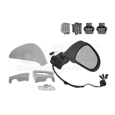 Rétroviseur éléctrique complet droit