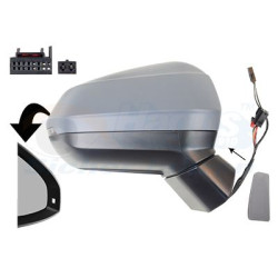 Rétroviseur éléctrique complet droit