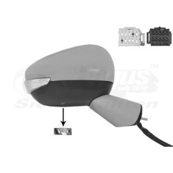 Rétroviseur éléctrique complet droit