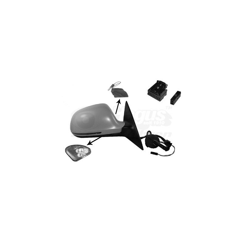 RETROVISEUR ELECTRIQUE COMPLET DROIT 