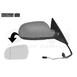 Rétroviseur éléctrique complet droit