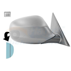 Rétroviseur éléctrique complet droit