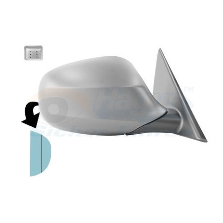 Rétroviseur éléctrique complet droit