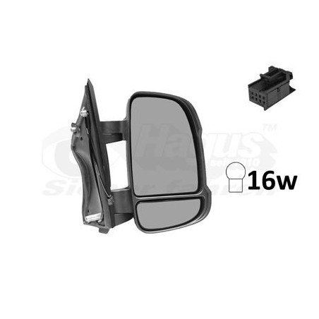 Rétroviseur éléctrique complet droit