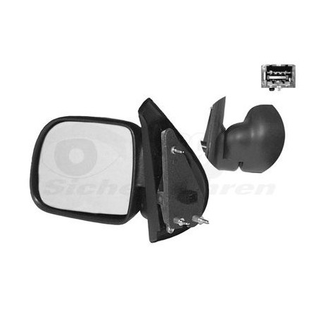 Rétroviseur éléctrique complet gauche