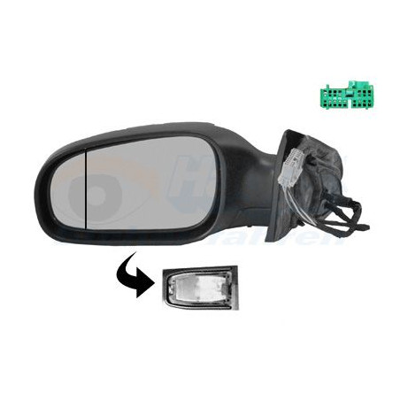 Rétroviseur éléctrique complet gauche