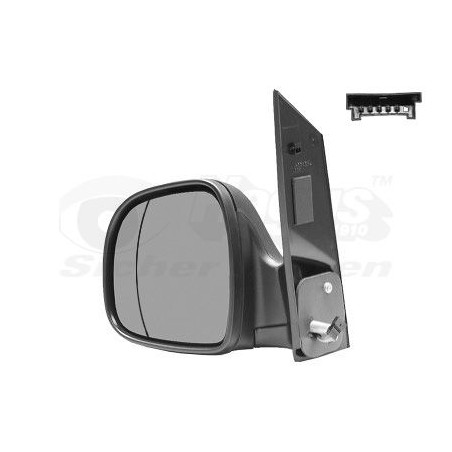 Rétroviseur éléctrique complet gauche