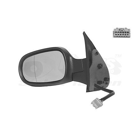 Rétroviseur éléctrique complet gauche