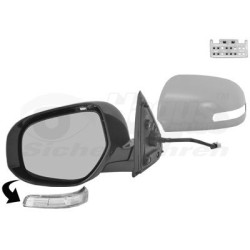 Rétroviseur éléctrique complet gauche