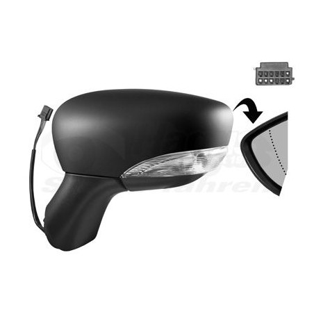 Rétroviseur éléctrique complet gauche
