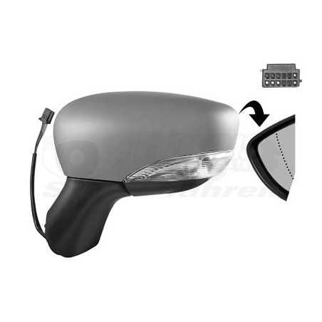 Rétroviseur éléctrique complet gauche