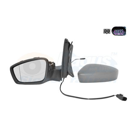Rétroviseur éléctrique complet gauche