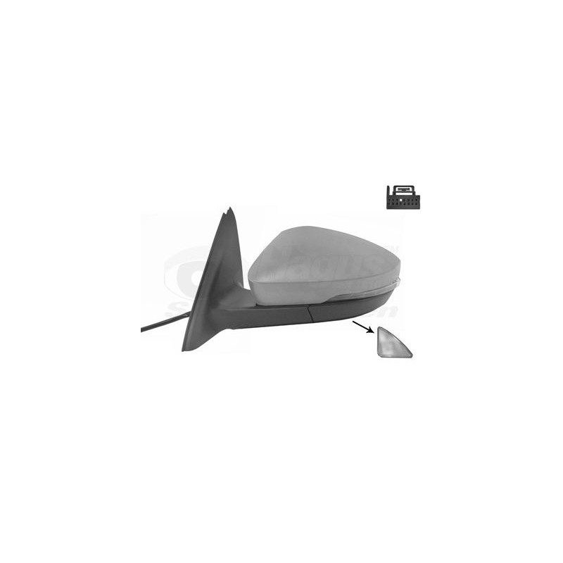 Rétroviseur éléctrique complet gauche