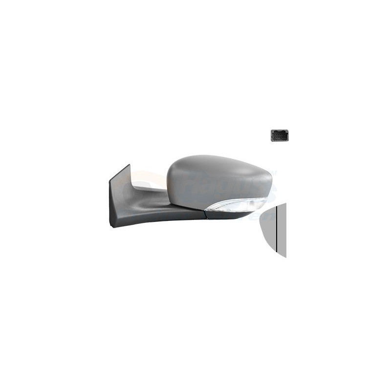 Rétroviseur éléctrique complet gauche