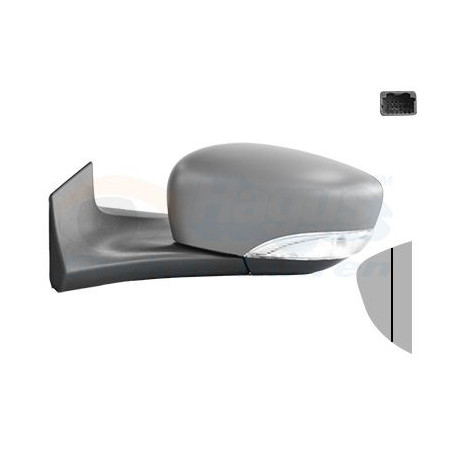 Rétroviseur éléctrique complet gauche