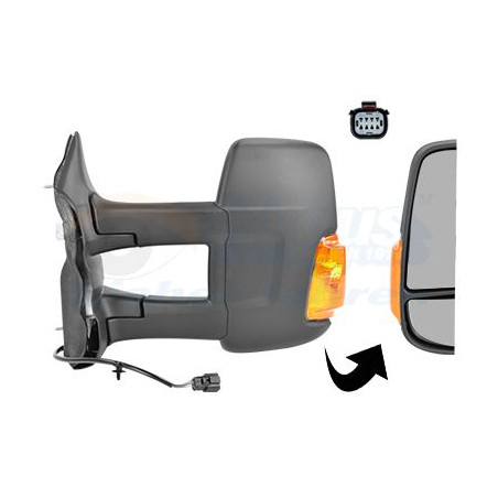 Rétroviseur éléctrique complet gauche