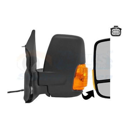 Rétroviseur éléctrique complet gauche