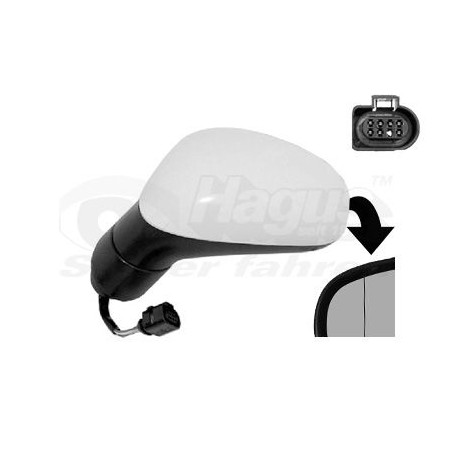 Rétroviseur éléctrique complet gauche