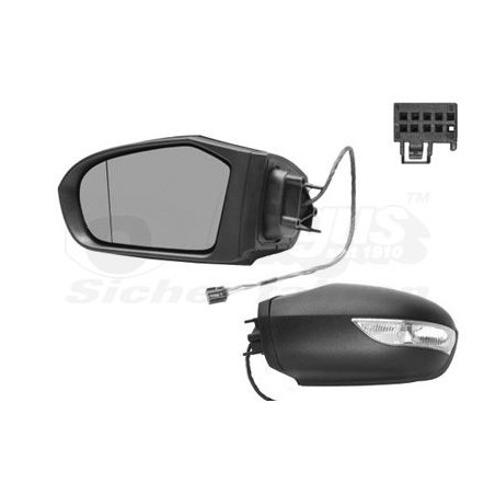 Rétroviseur éléctrique complet gauche